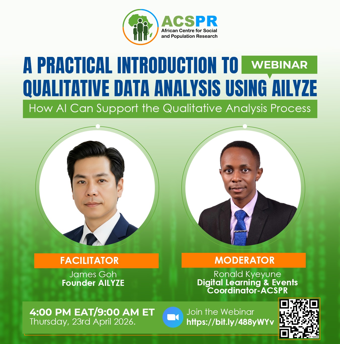 ACSPR Monthly Webinar (April 2026)